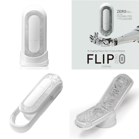 Tenga Zero Flip Hole White